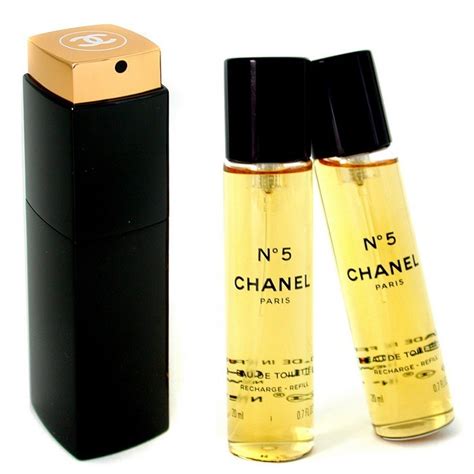 vintage chanel no5 refill|Chanel no 5 purse pack.